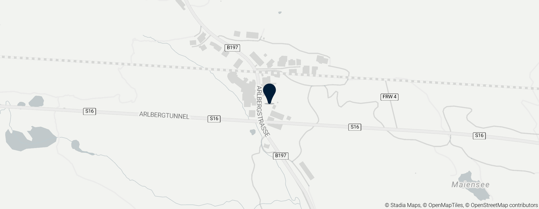 Map of Ski School Arlberg