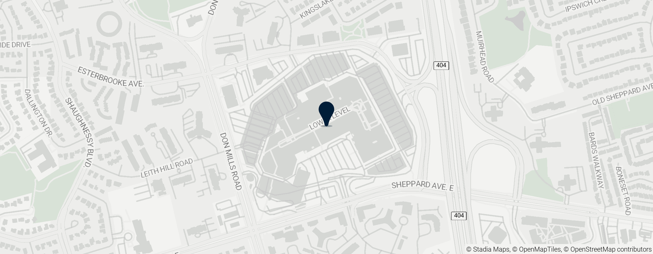 Map of CF Fairview Mall