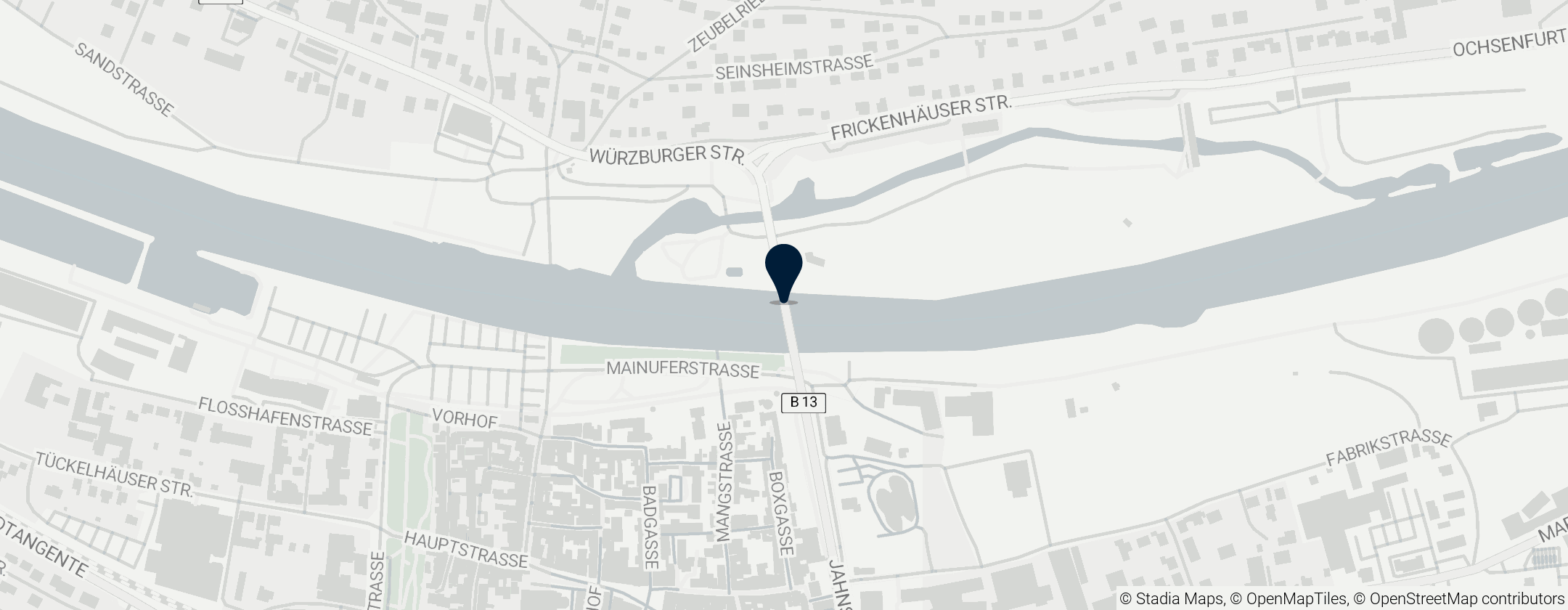 Map of Neue Mainbrücke