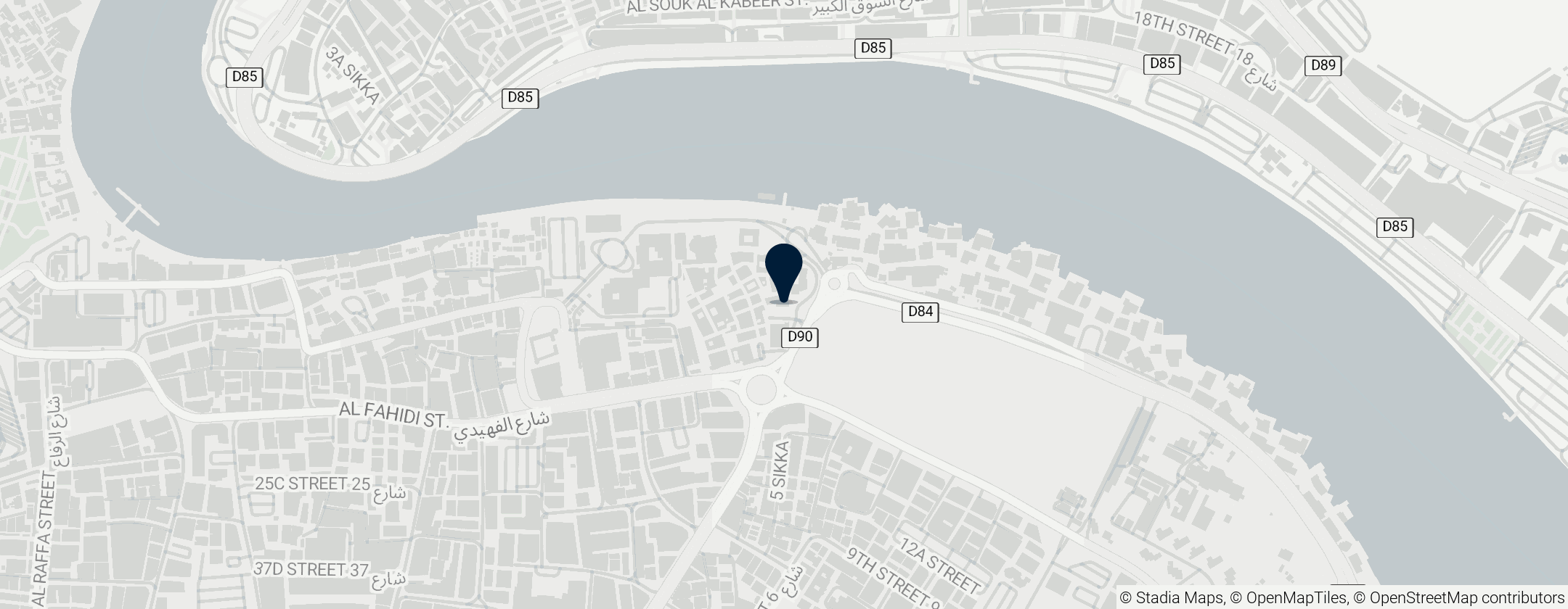 Map of Sheikh Mohammed Centre for Cultural Understanding