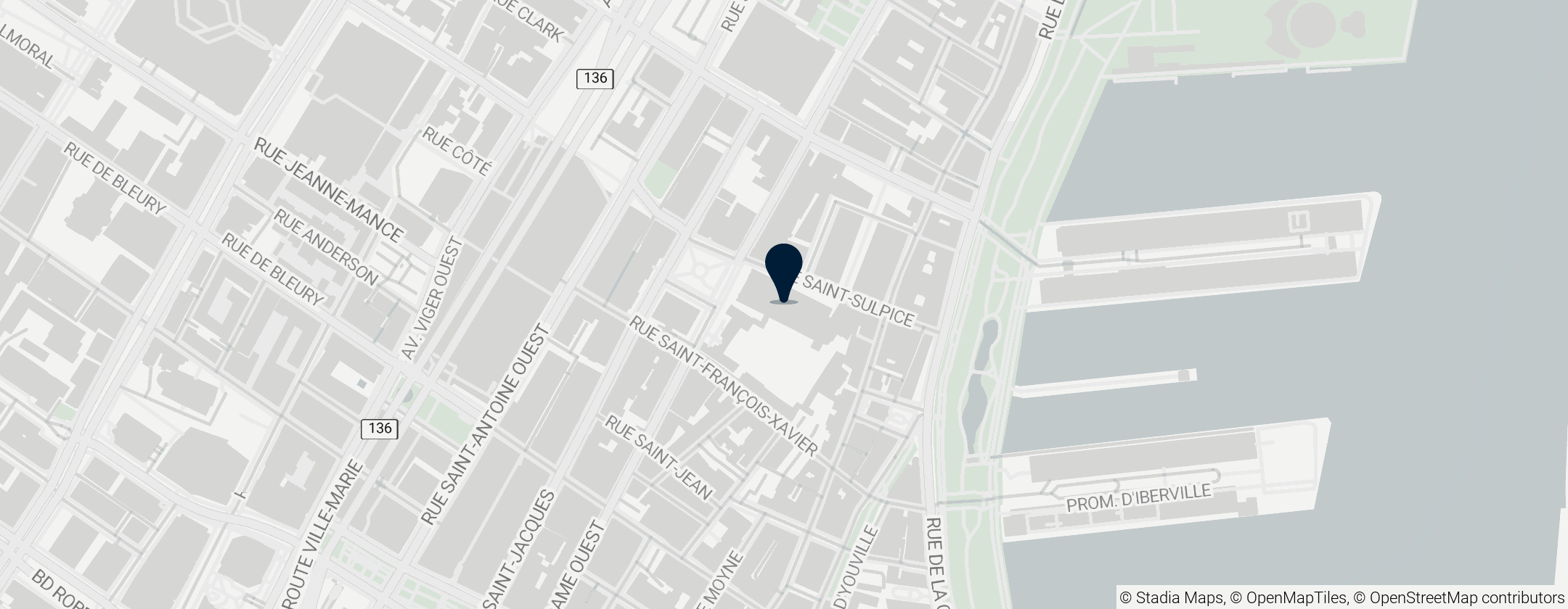 Map of Notre-Dame Basilica