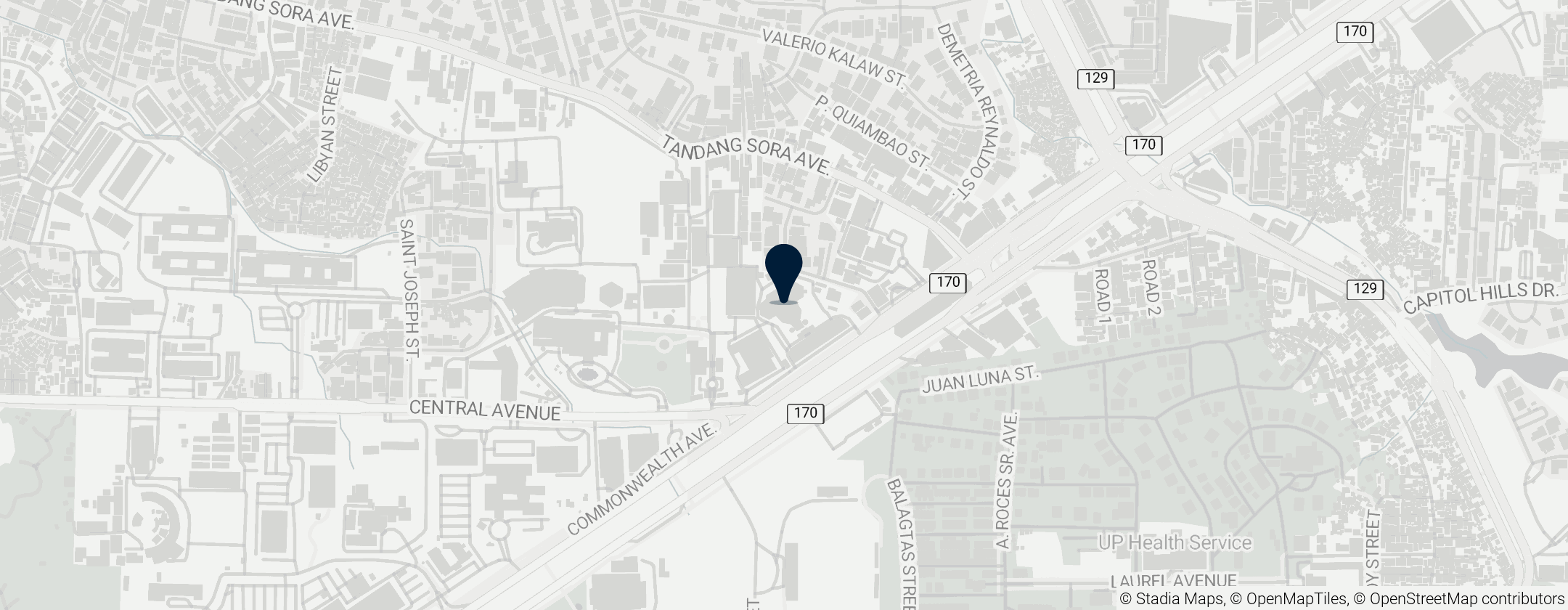 Map of Iglesia ni Cristo Central Temple