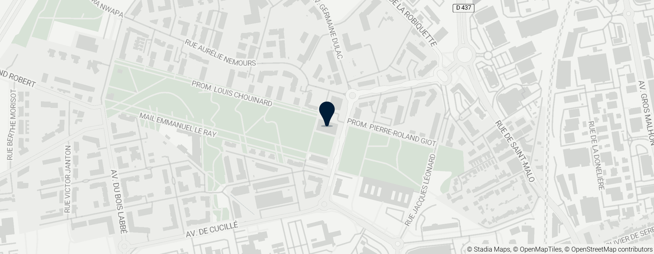 Map of Fonds régional d’art contemporain Bretagne