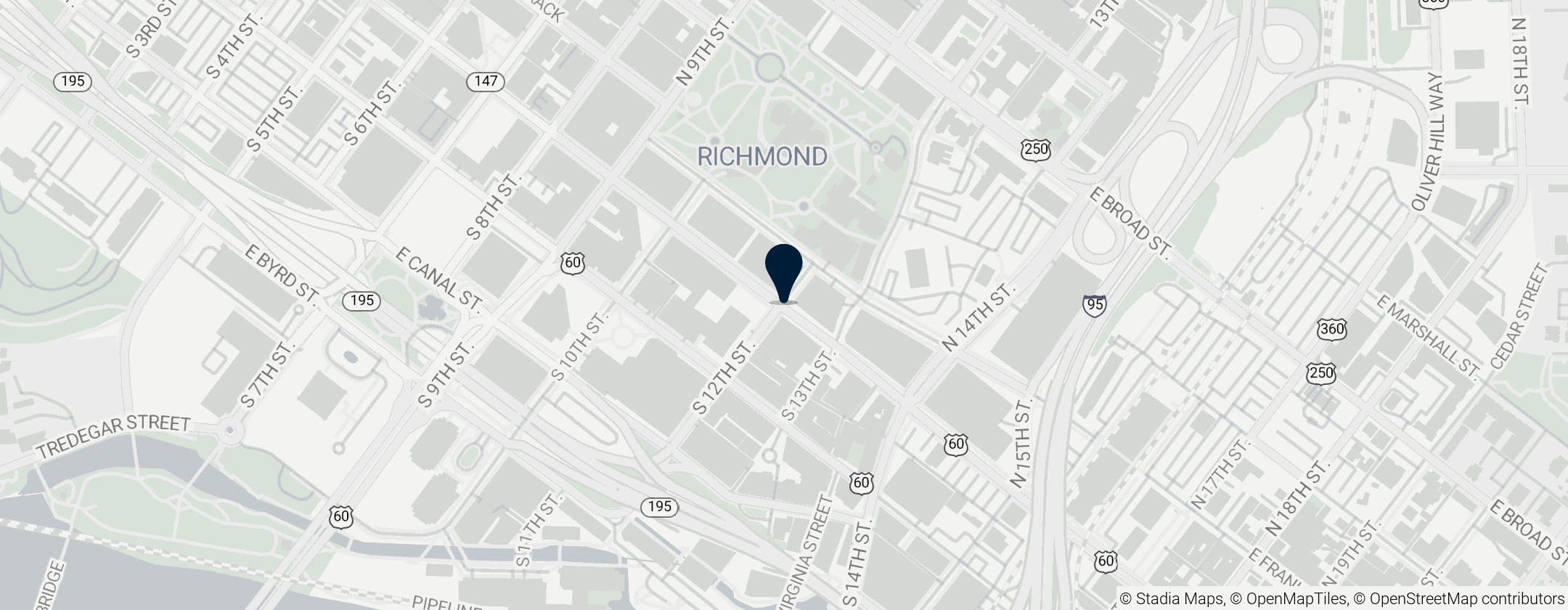 Map of Shockhoe Slip Historic District 