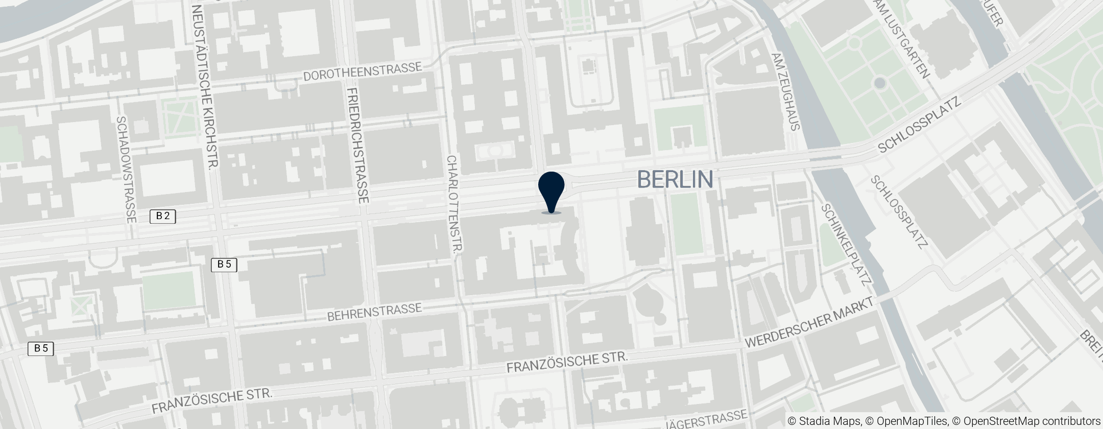 Map of Old Palace, Berlin