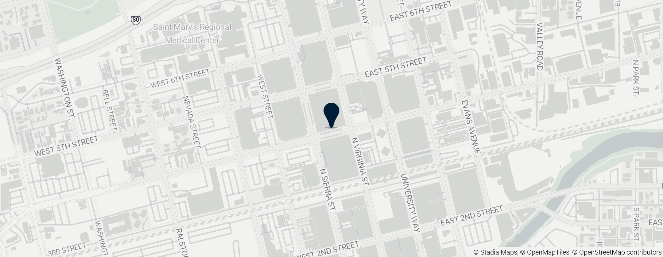 Map of Sterling's Seafood Steakhouse