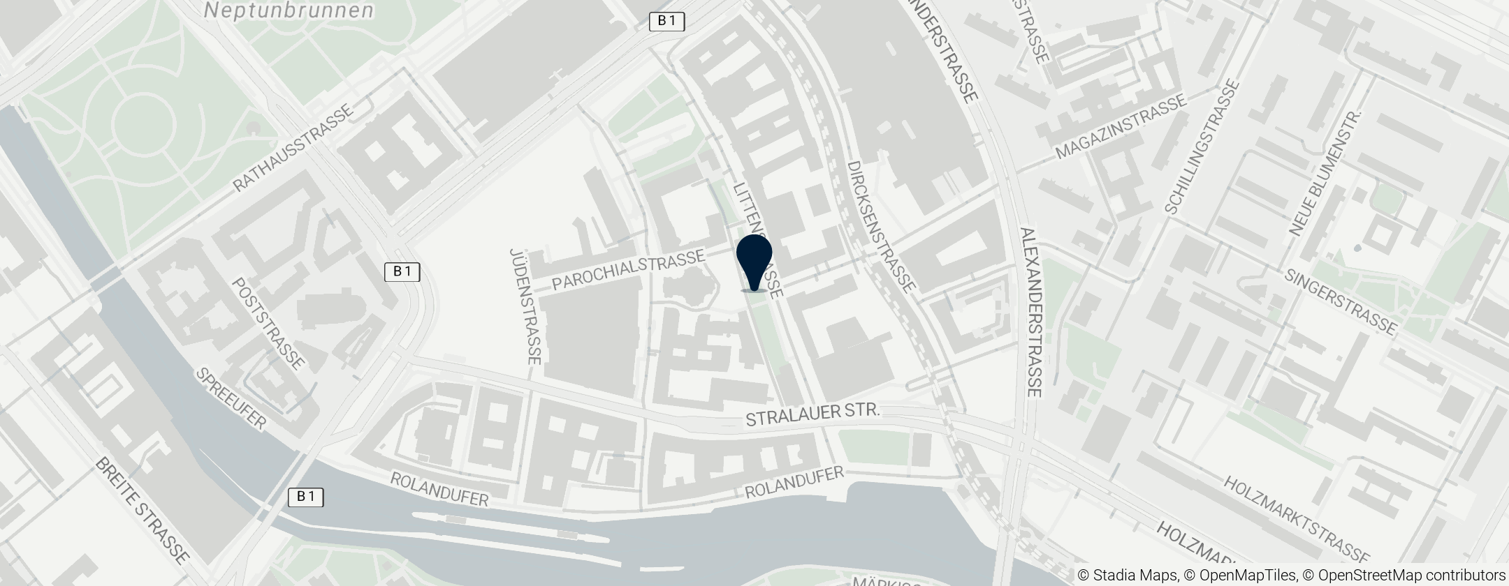 Map of Berliner Stadtmauer