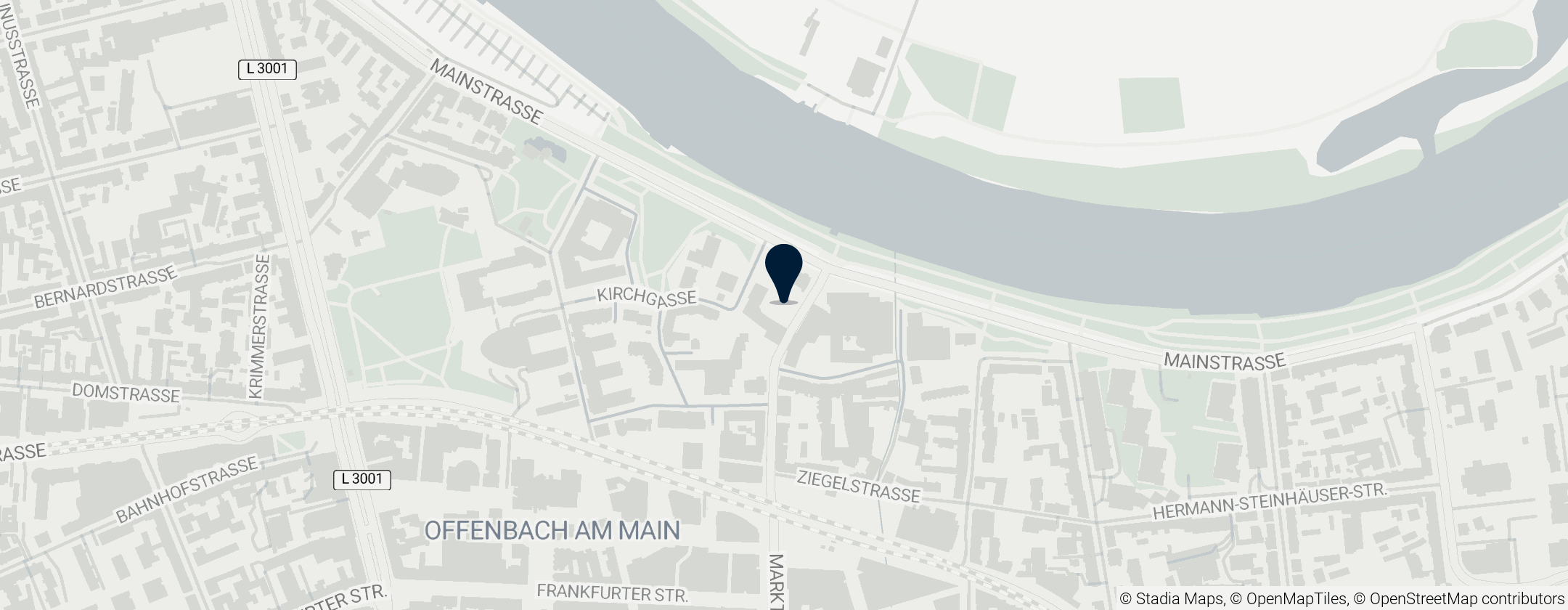 Map of Hochschule für Gestaltung Offenbach am Main