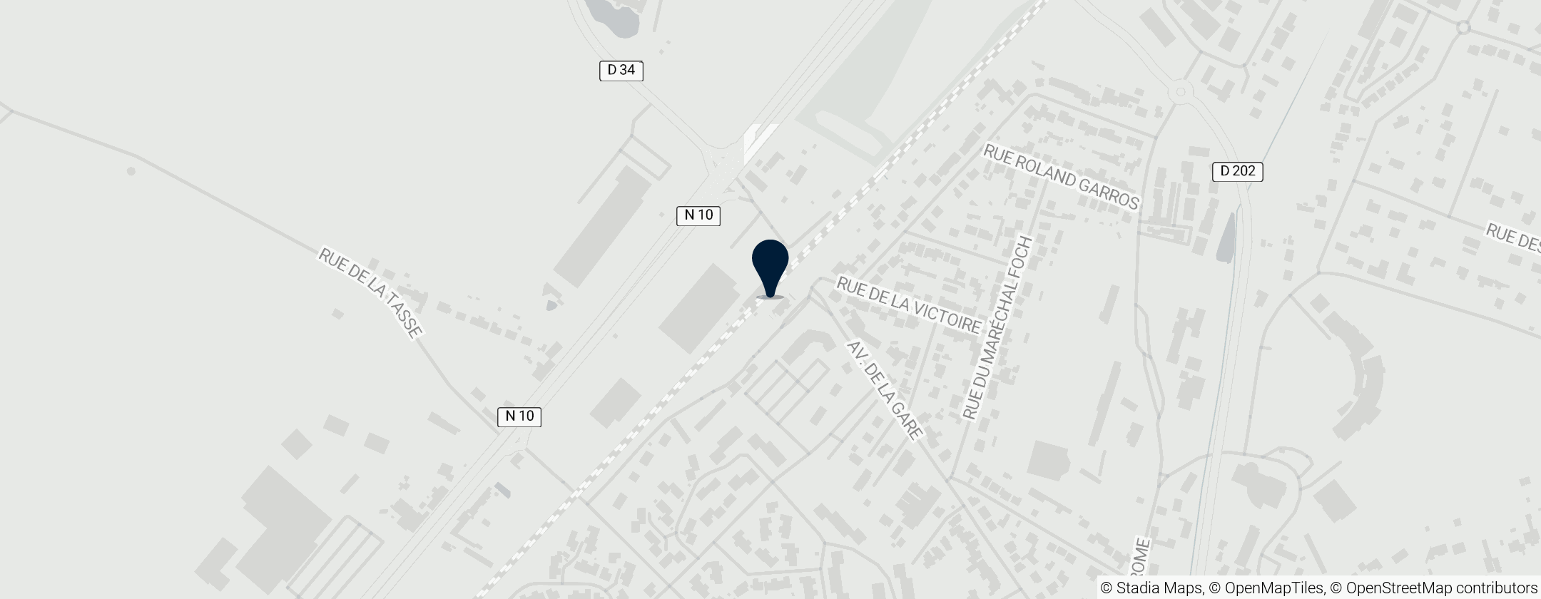 Map of Gare des Essarts-le-Roi