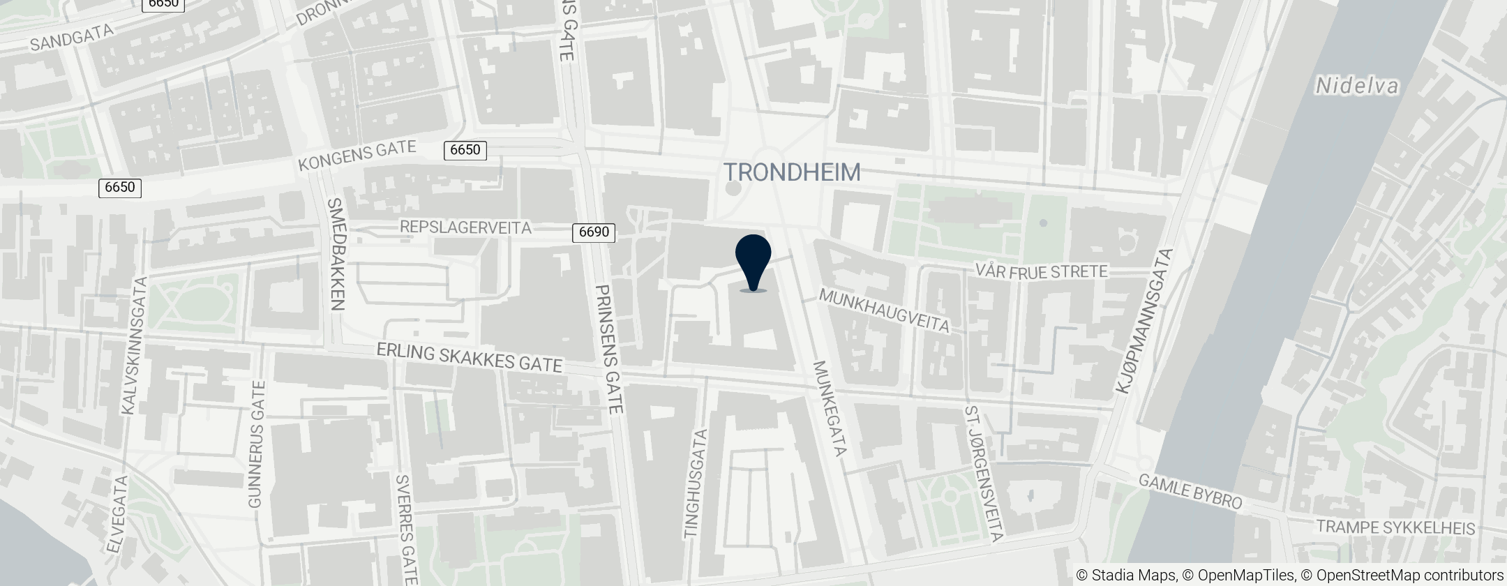 Map of Sør-Trøndelag District Court