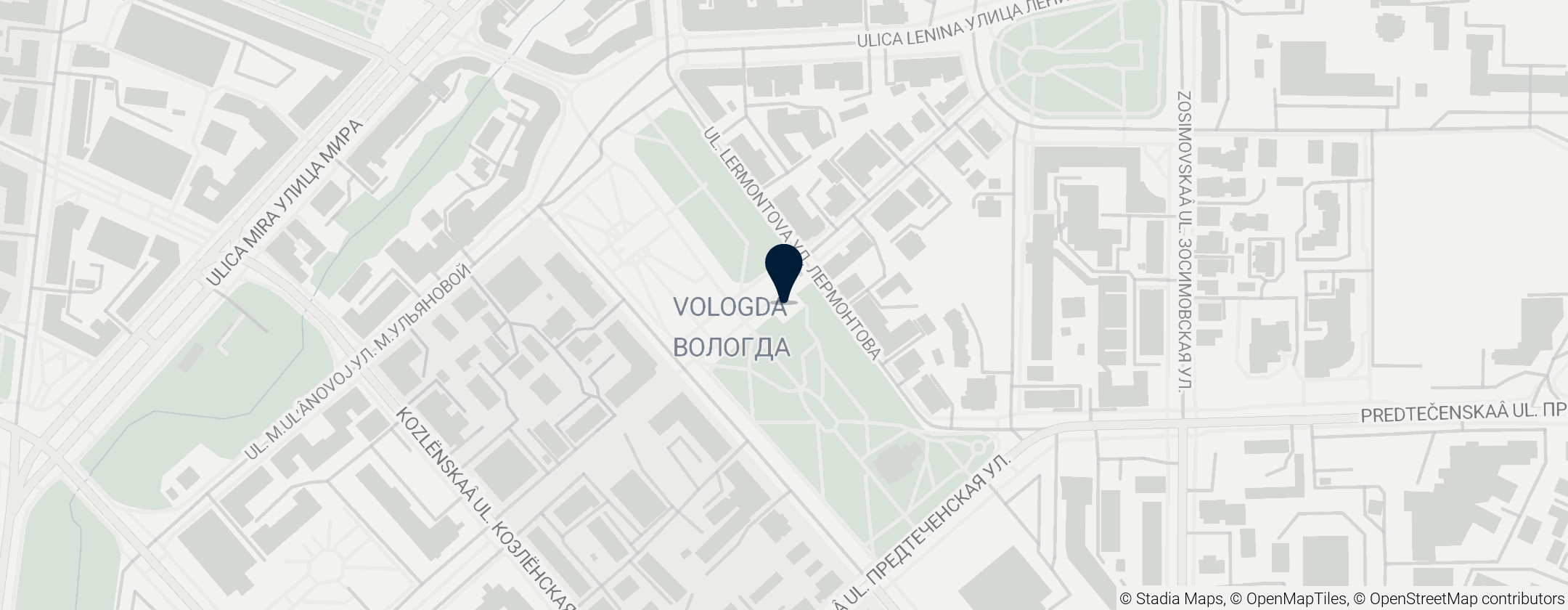 Map of Vsegradsky cathedral