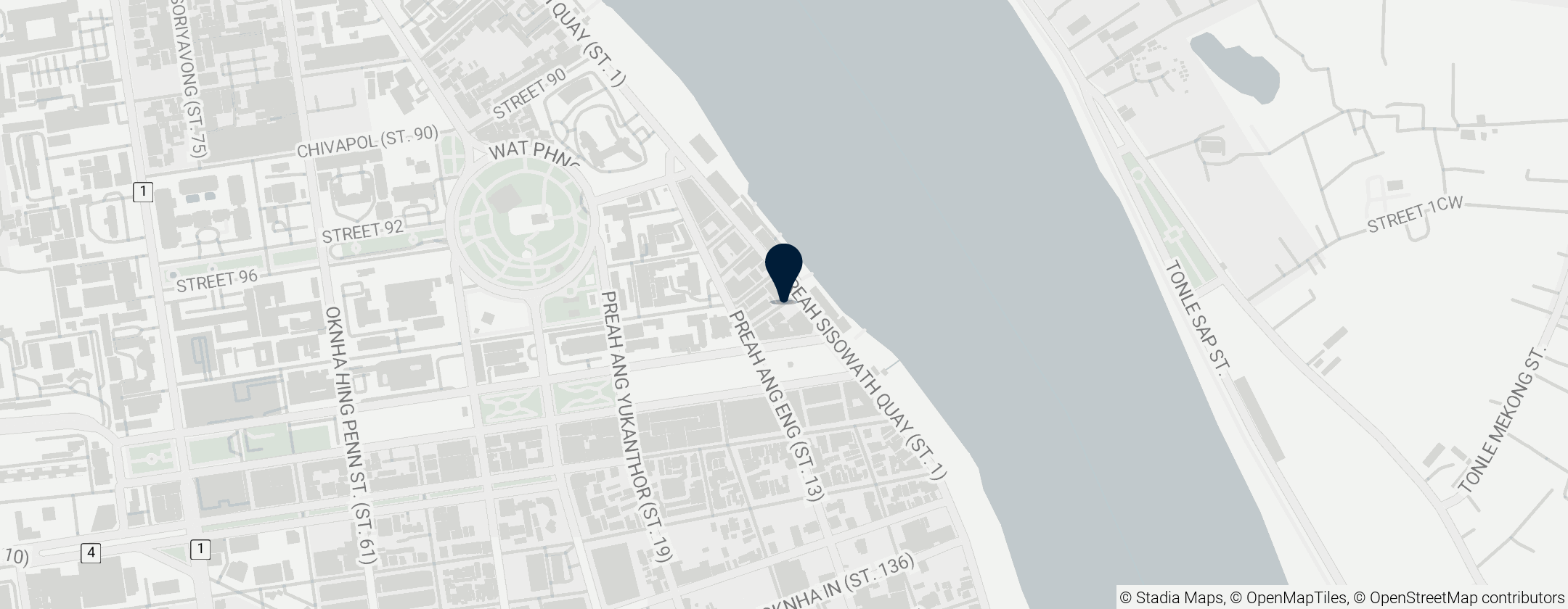 Map of The Pickled Parrot Bar