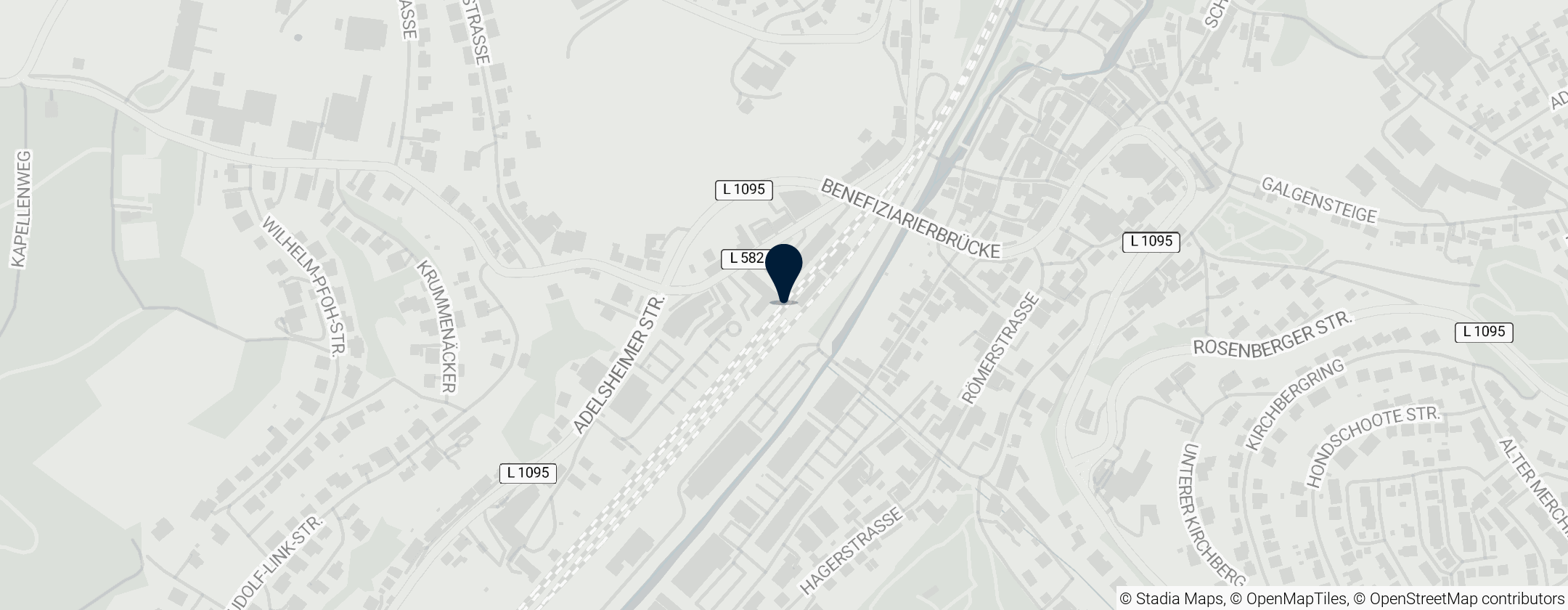 Map of Osterburken station