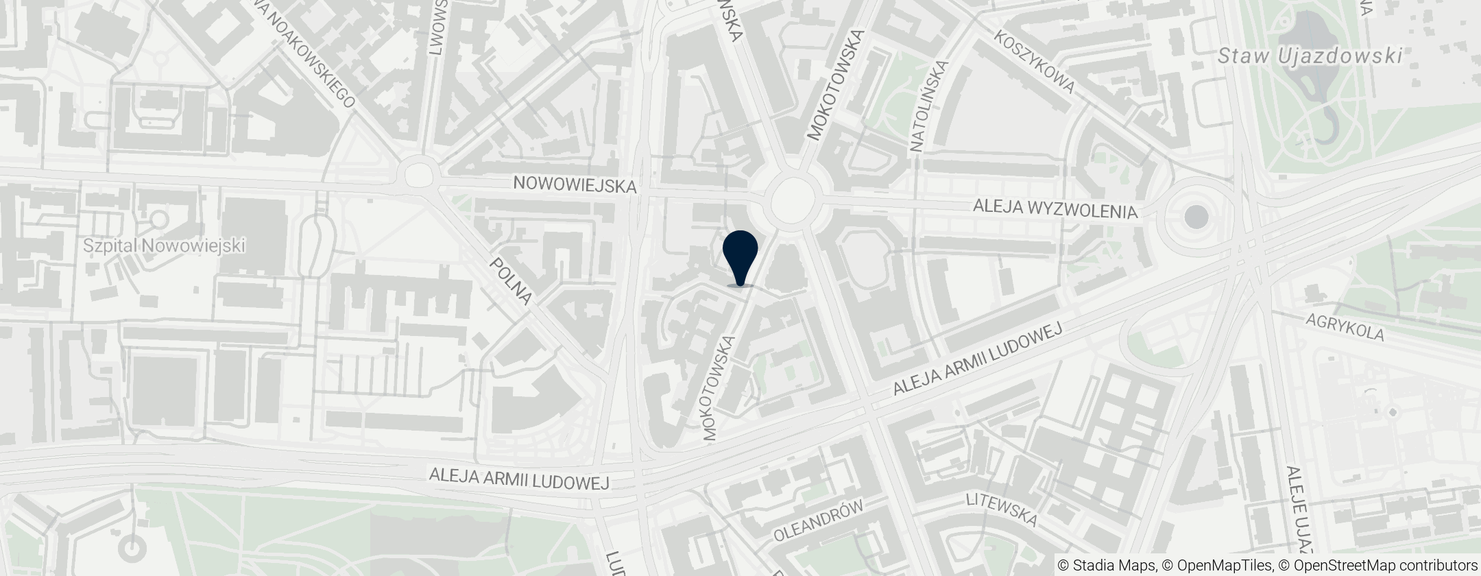 Map of Teatr Współczesny w Warszawie