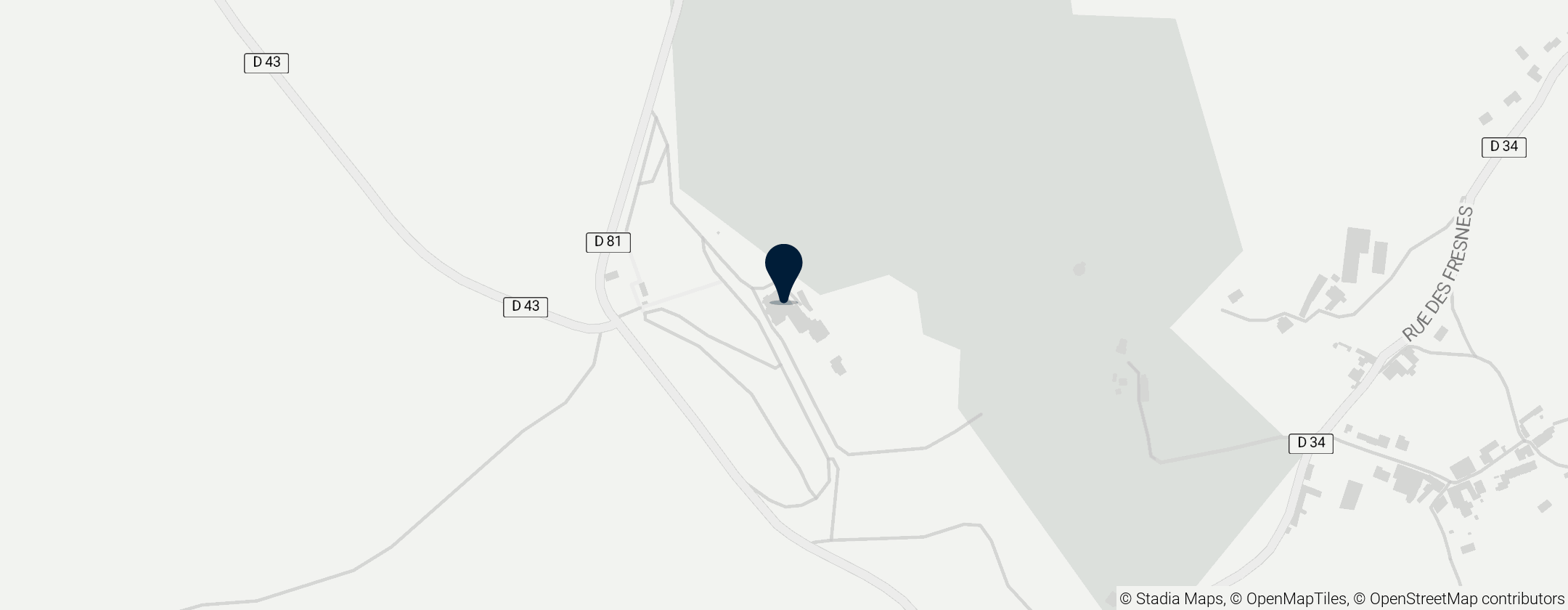 Map of Château de la Mercerie