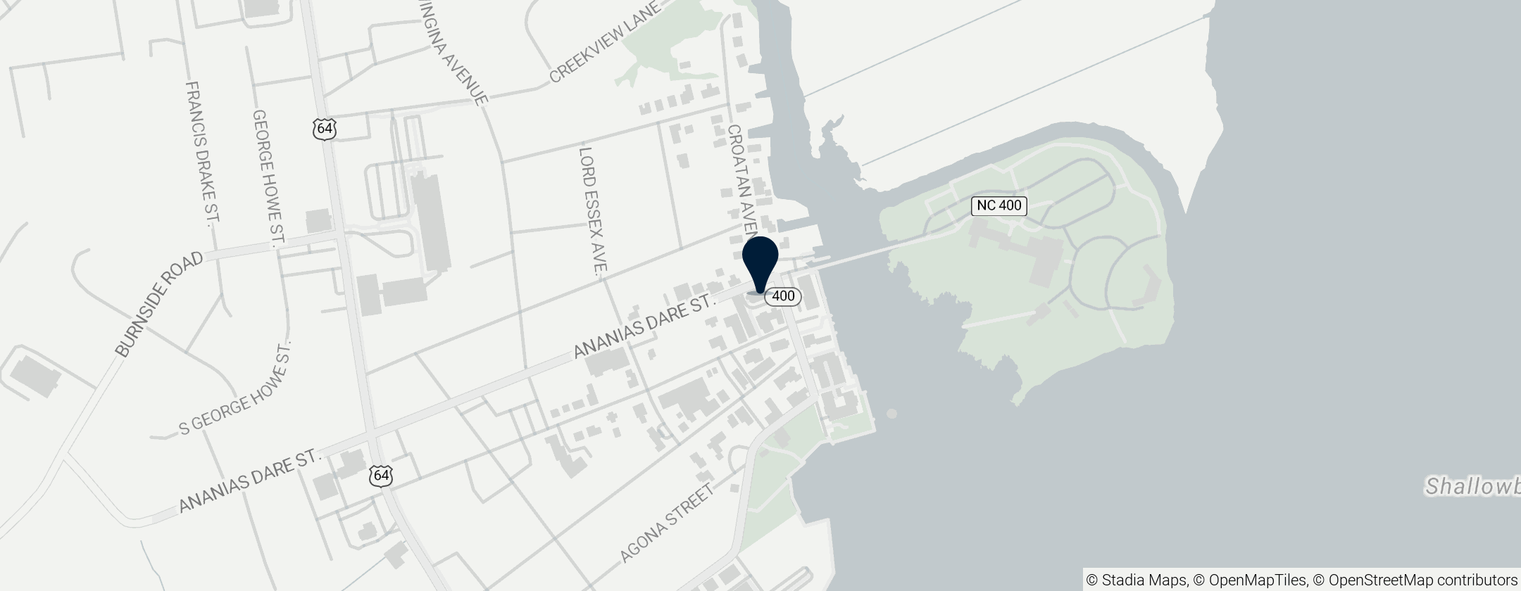 Map of Pirate Adventures of the Outer Banks