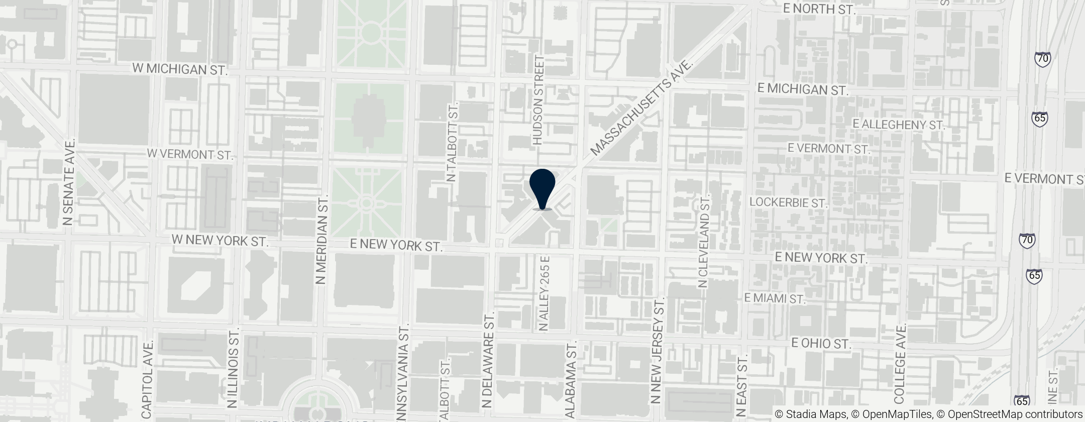 Map of Mass Ave Arts District