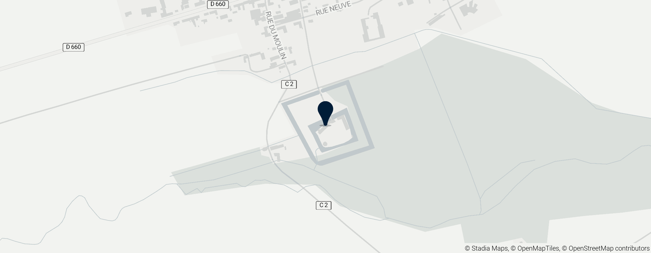 Map of Château de Saint-Benoist