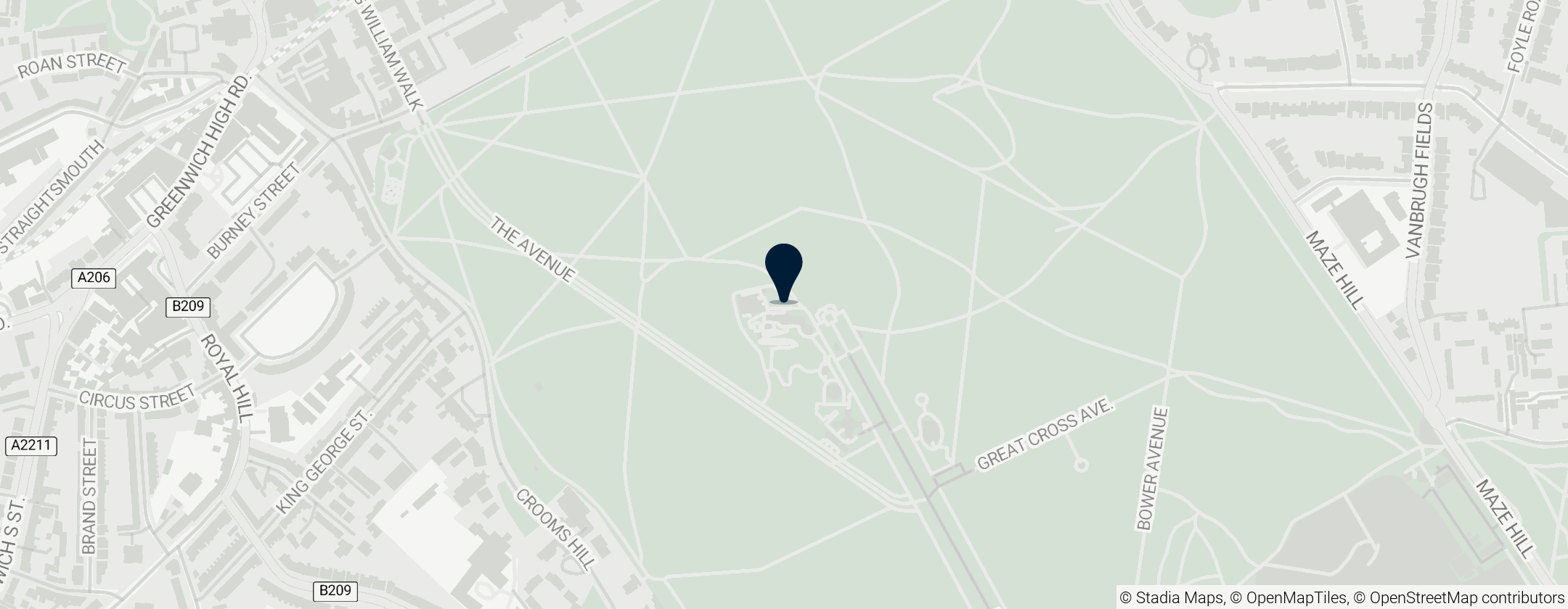 Map of Greenwichský poludník