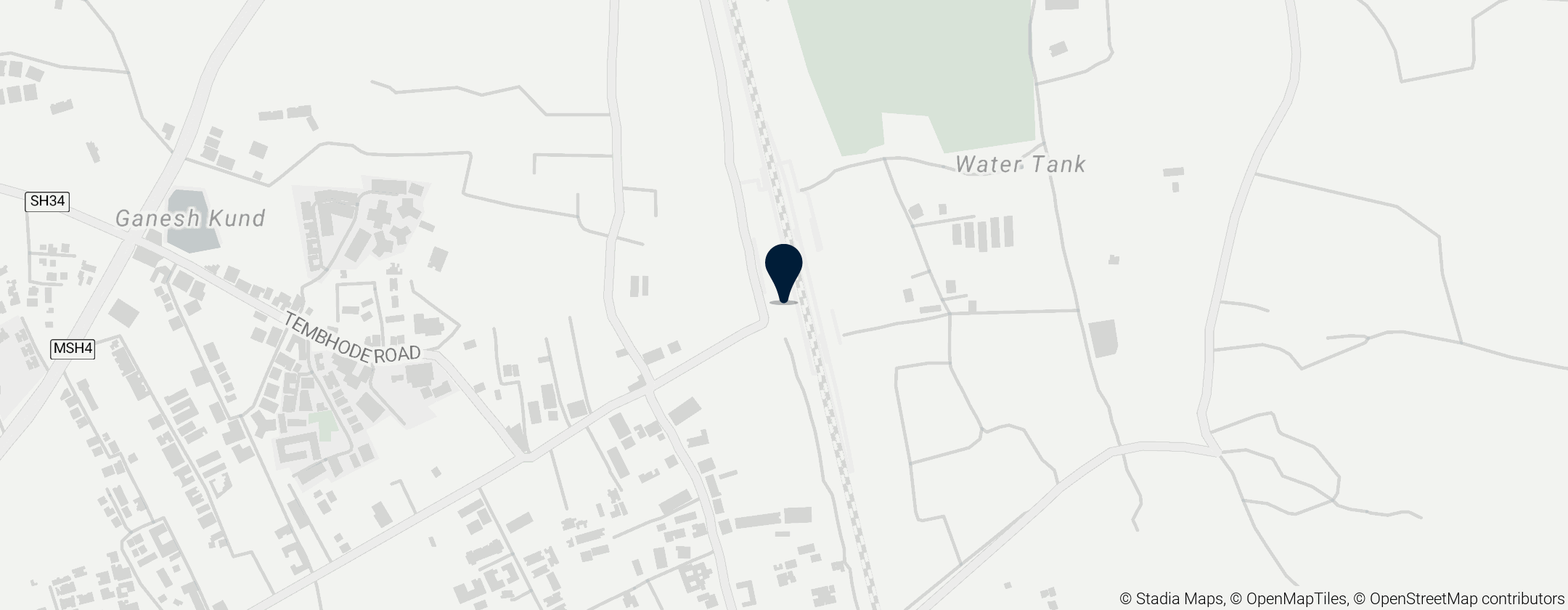 Map of Palghar railway station