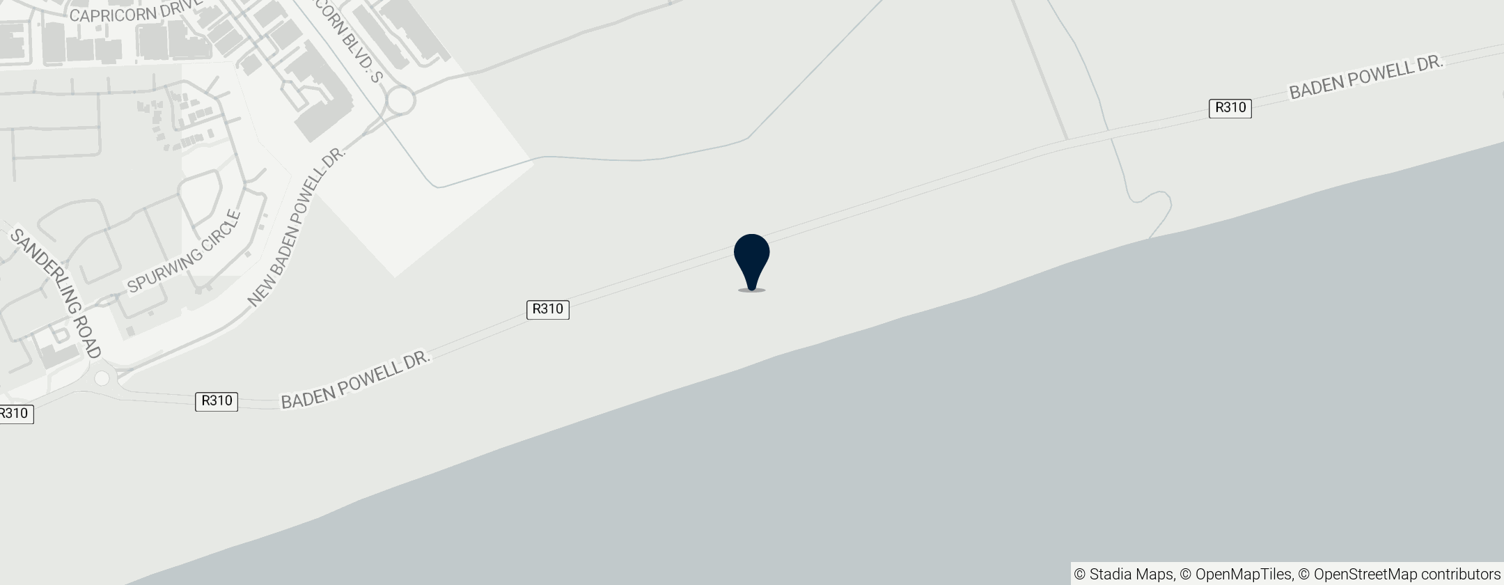 Map of Muizenberg Beach