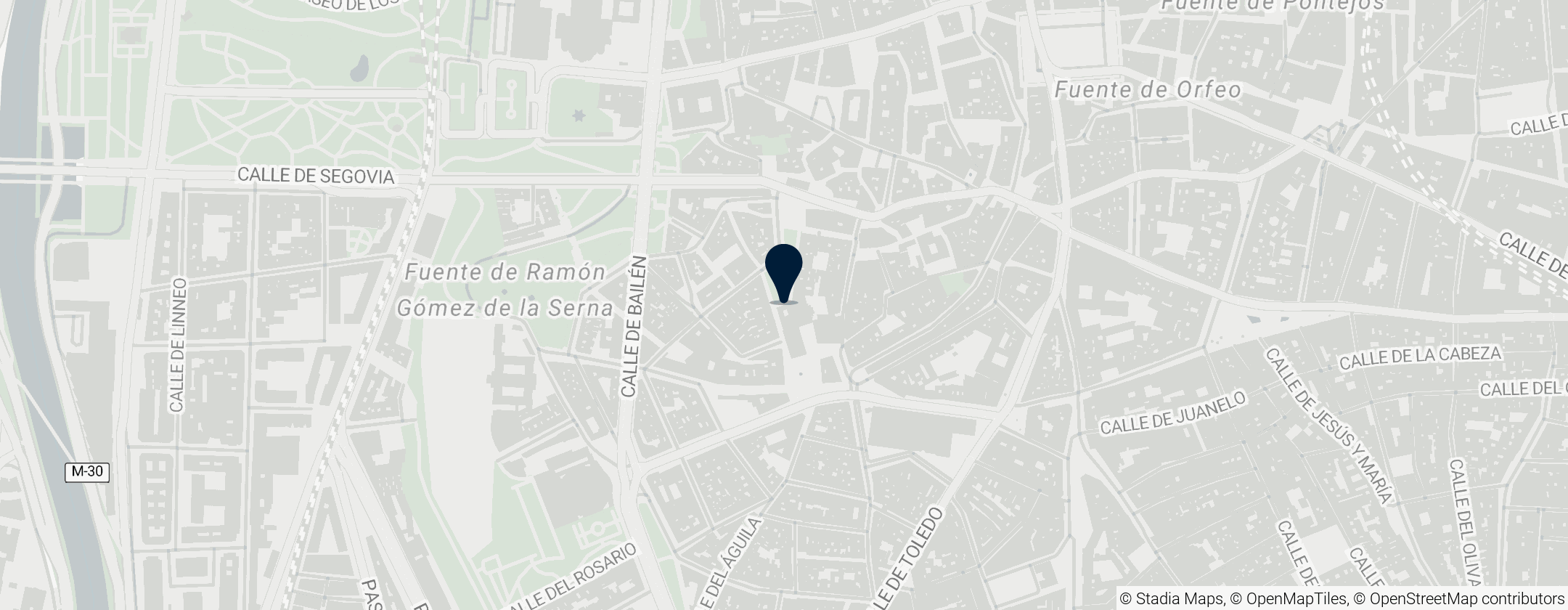 Map of Capilla del Obispo