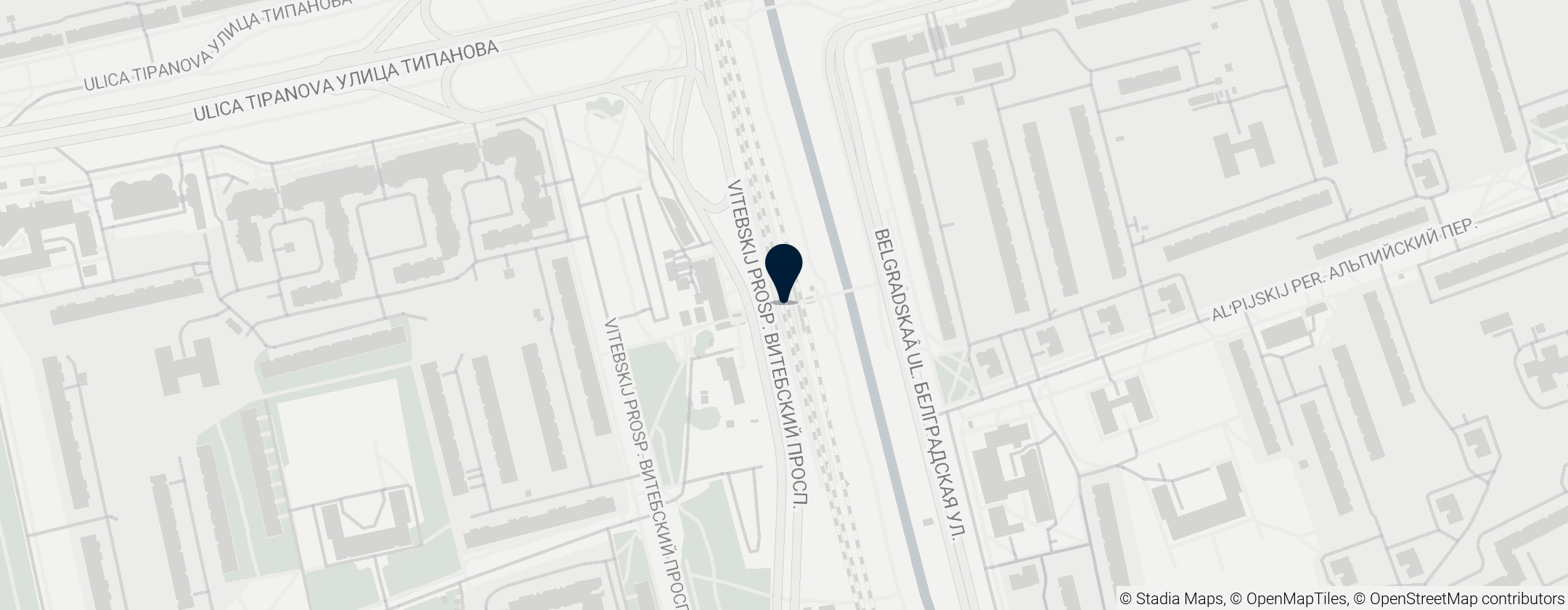 Map of проспект Славы