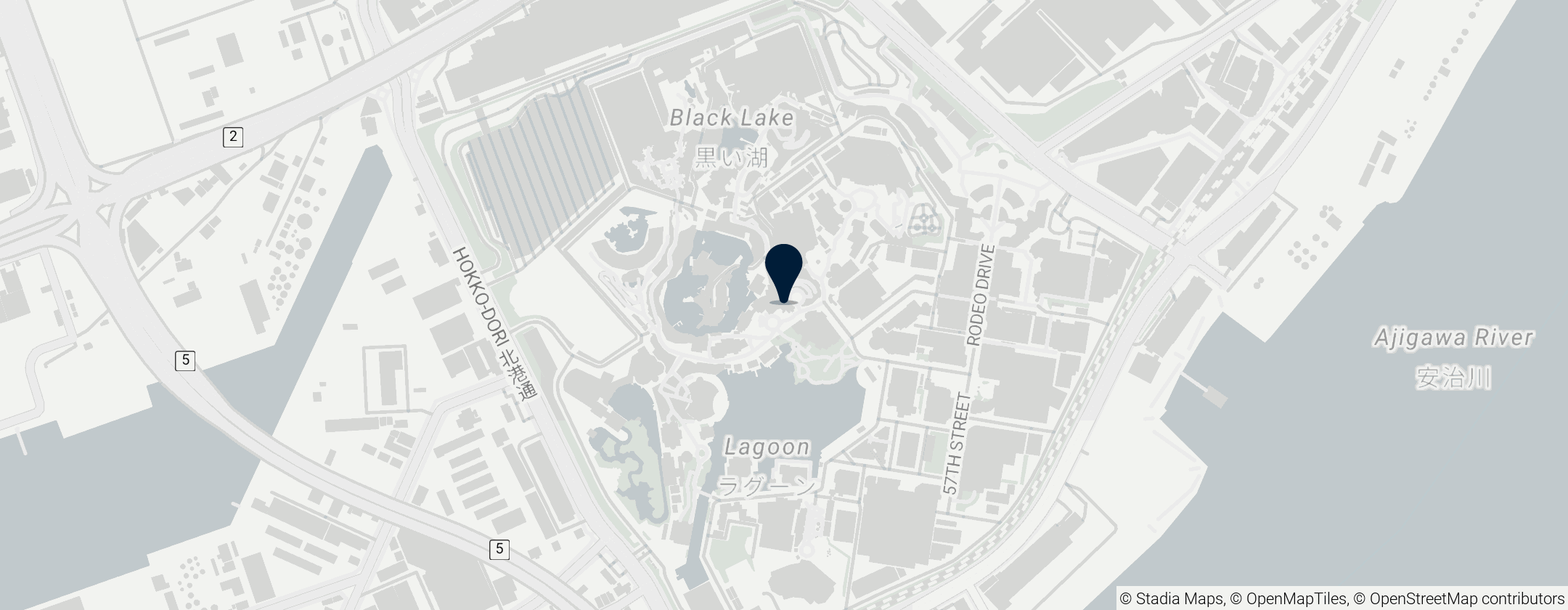 Map of Universal Studios Japan