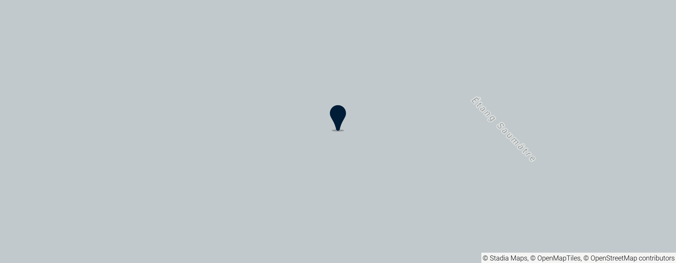 Map of Etang Saumâtre