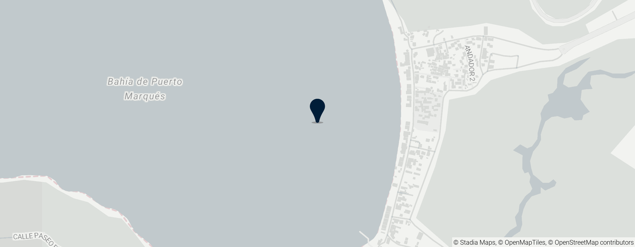 Map of Puerto Marques Bay