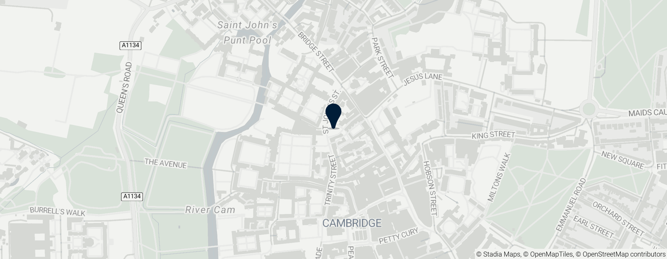 Map of All Saints' Garden