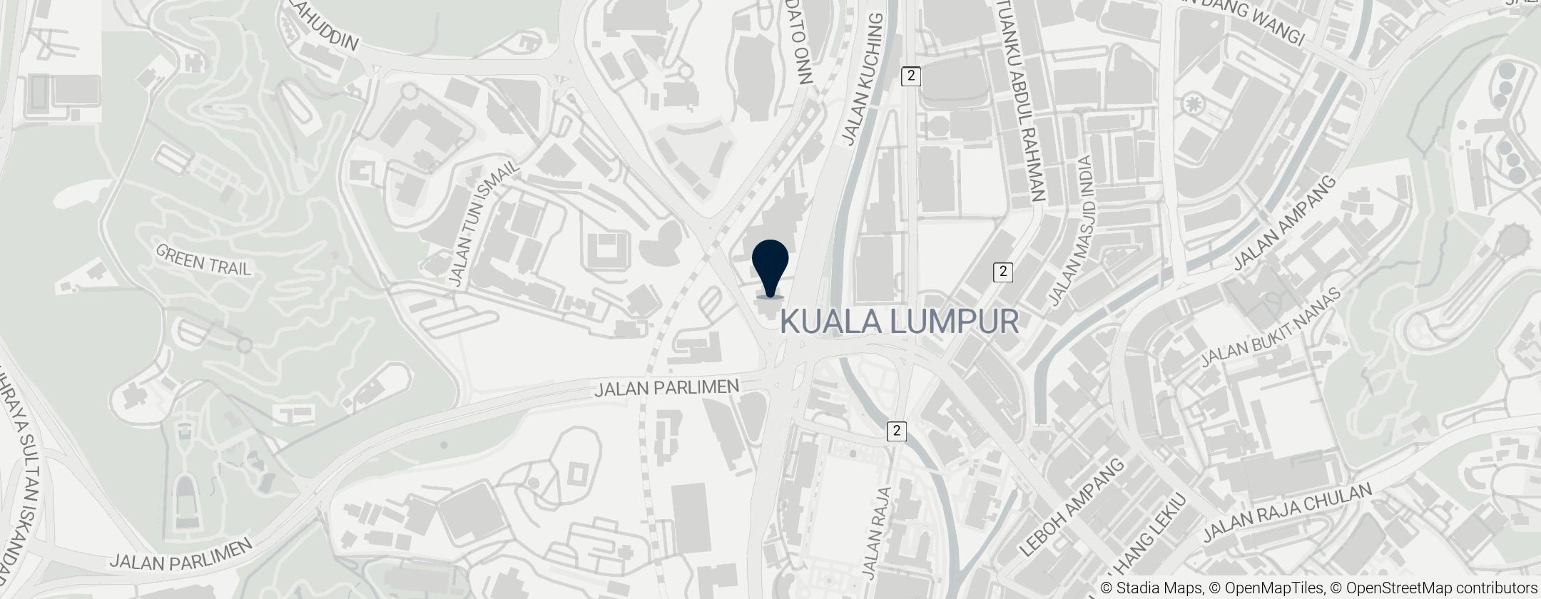 Map of Bank Negara Malaysia Museum and Art Gallery