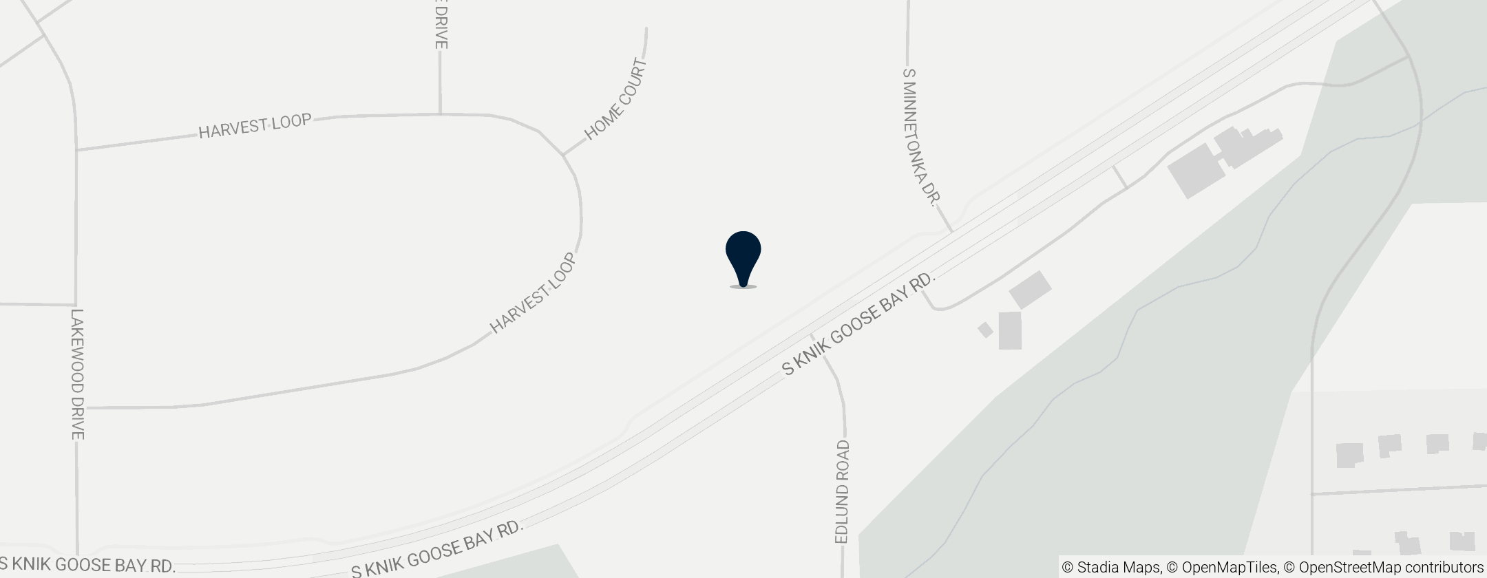 Map of Knik Museum and Musher's Hall of Fame