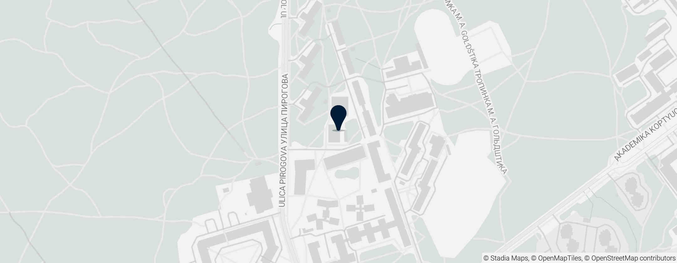 Map of Novosibirsk State University