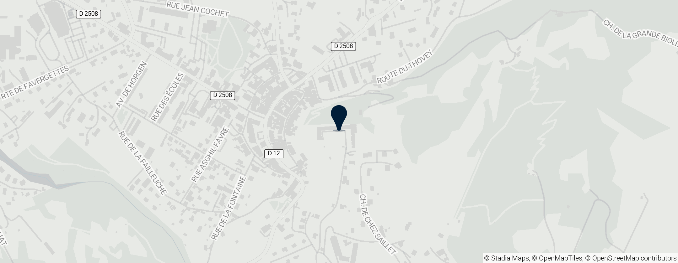 Map of Château de Faverges