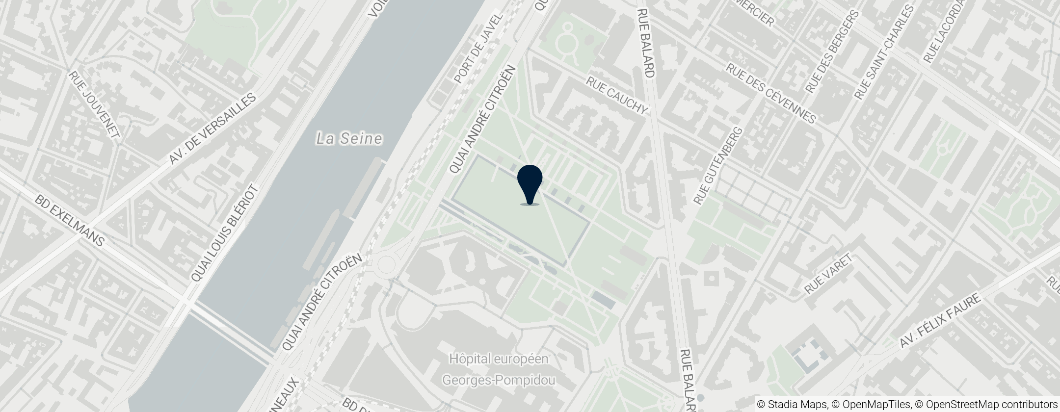 Map of André Citroën Park