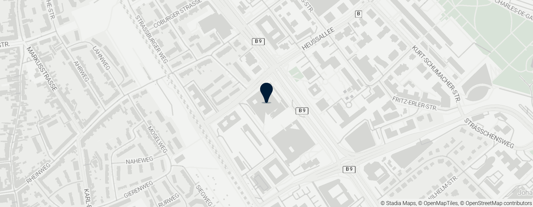 Map of Kunstmuseum Bonn