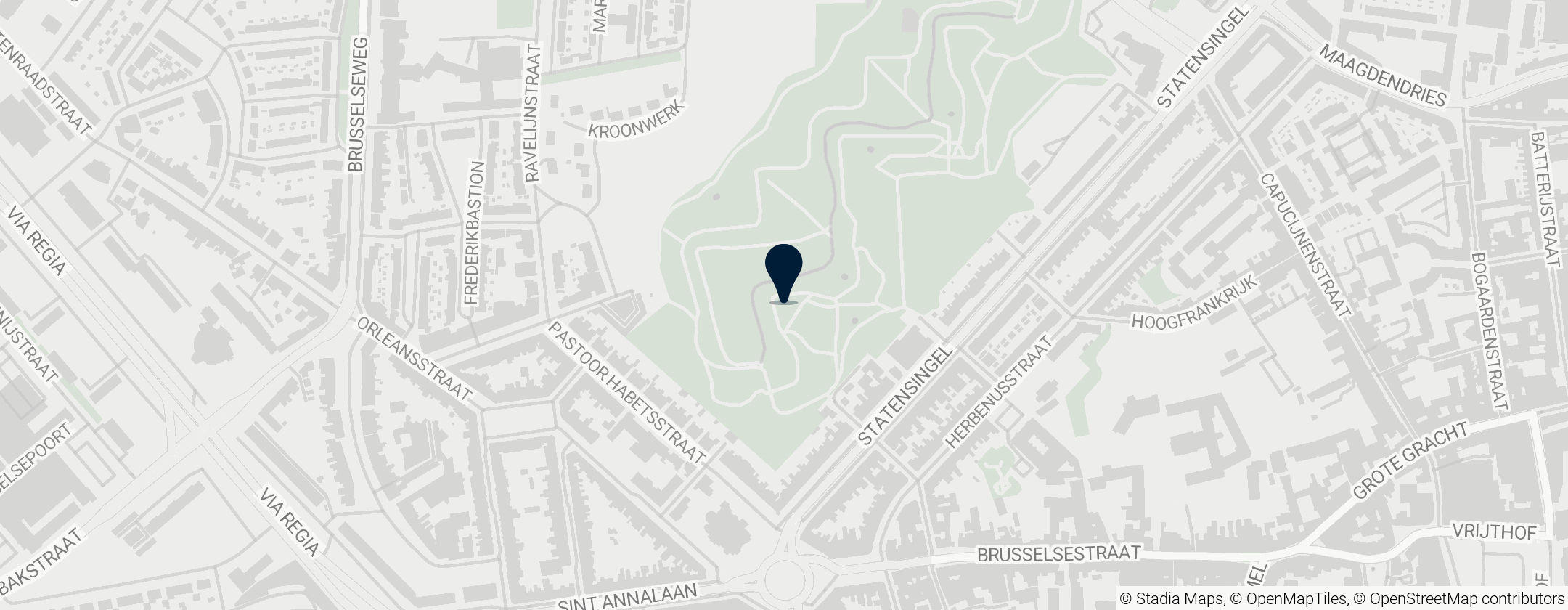 Map of Bastion Stadhouder