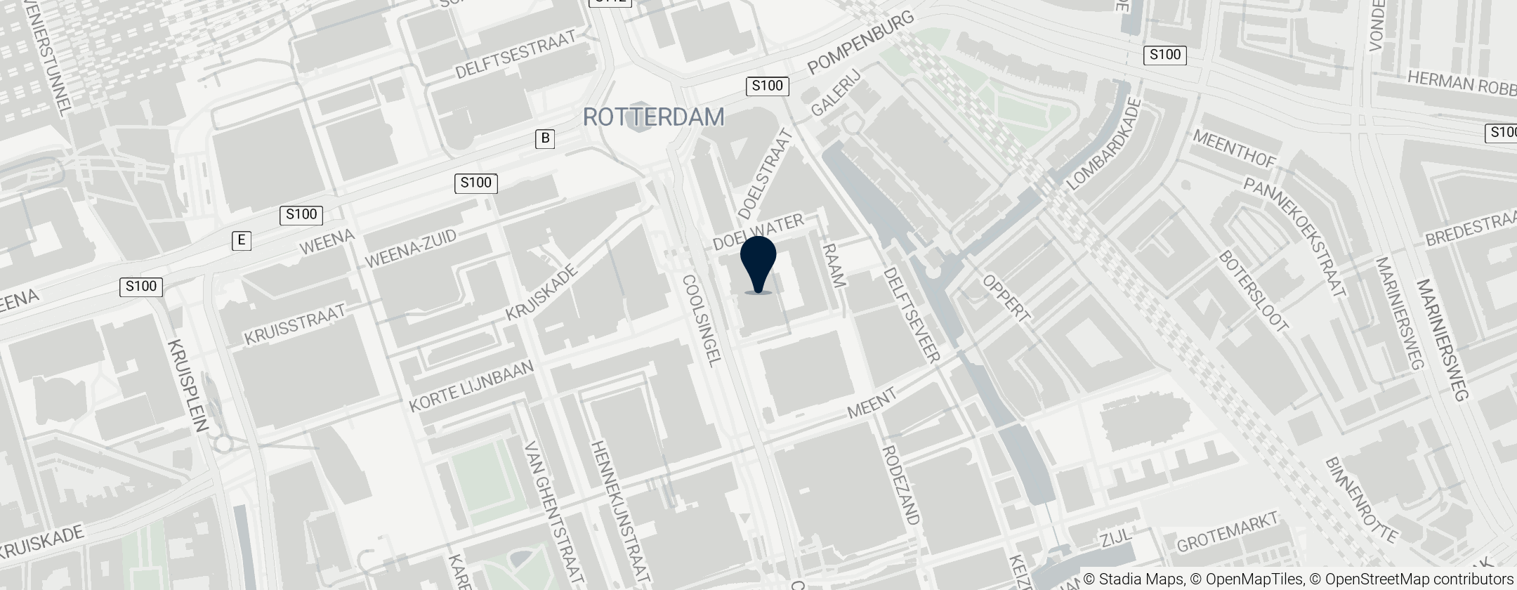Map of Prefeitura, Roterdã
