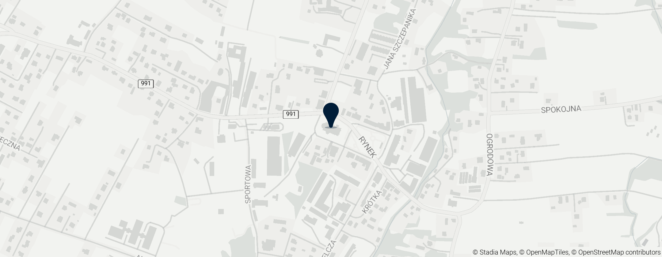 Map of Kościół Najświętszej Maryi Panny Królowej Polski w Korczynie