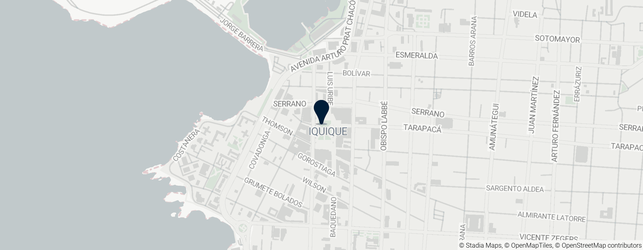 Map of Plaza Arturo Prat