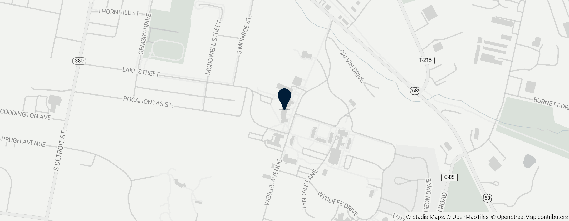 Map of Legacy Christian Academy