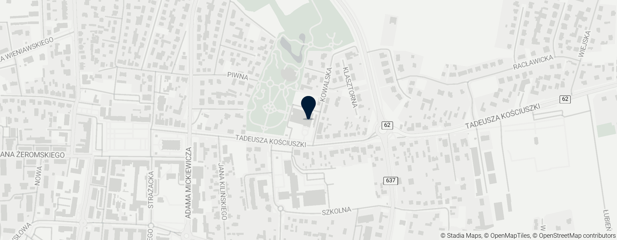 Map of Kościół św. Piotra z Alkantary i św. Antoniego z Padwy w Węgrowie