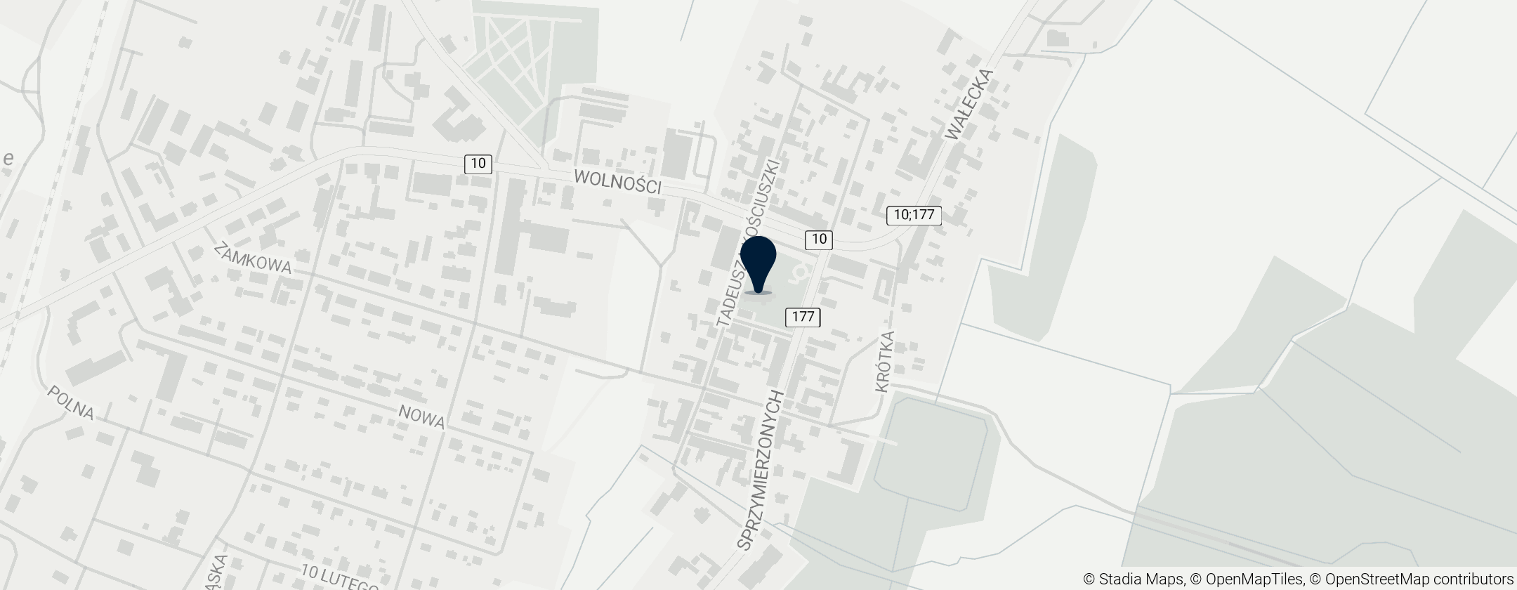 Map of Kościół Niepokalanego Poczęcia Najświętszej Maryi Panny w Mirosławcu