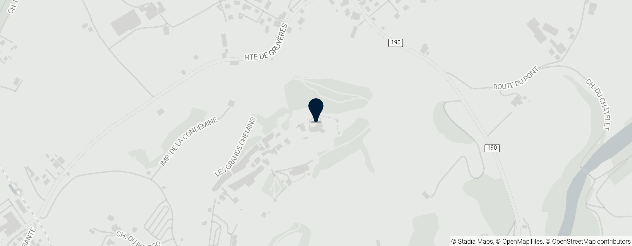 Map of Gruyères Castle