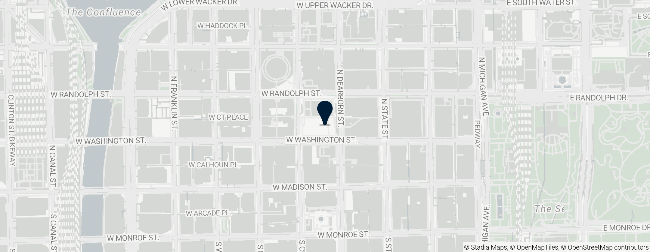 Map of Chicago Picasso