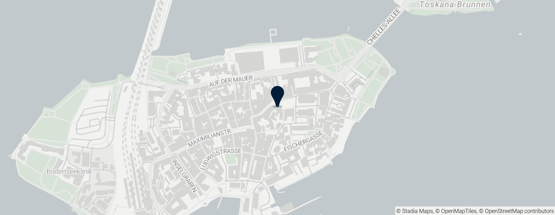 Map of Stadtmuseum Lindau - "Haus zum Cavazzen"