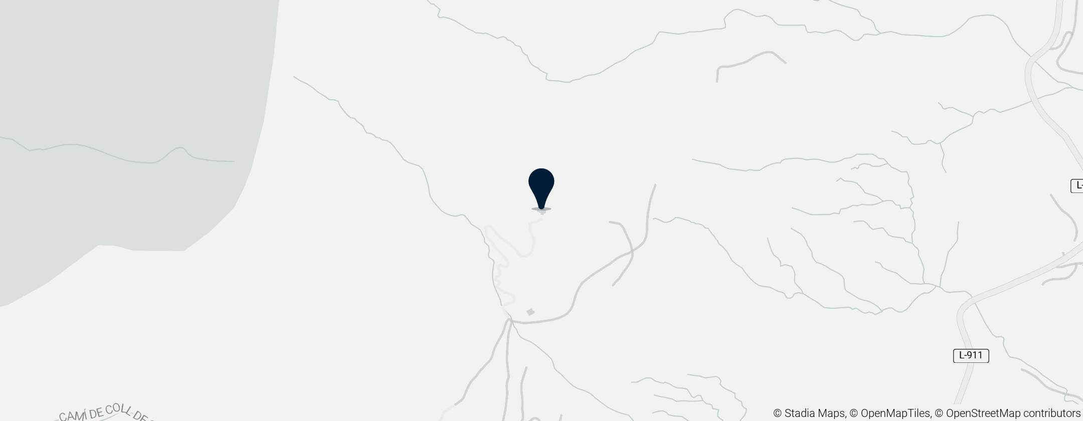 Map of Castell de Toló