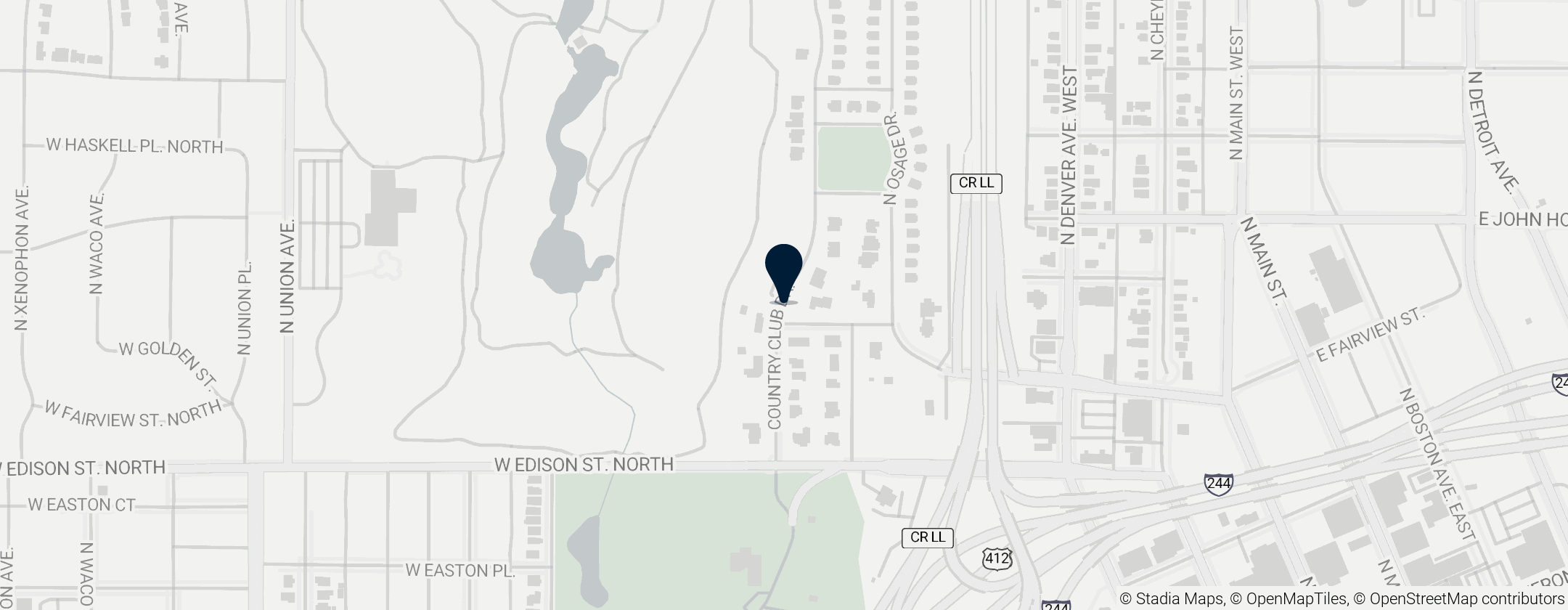 Map of The Ida Dennie Willis Museum of Miniatures