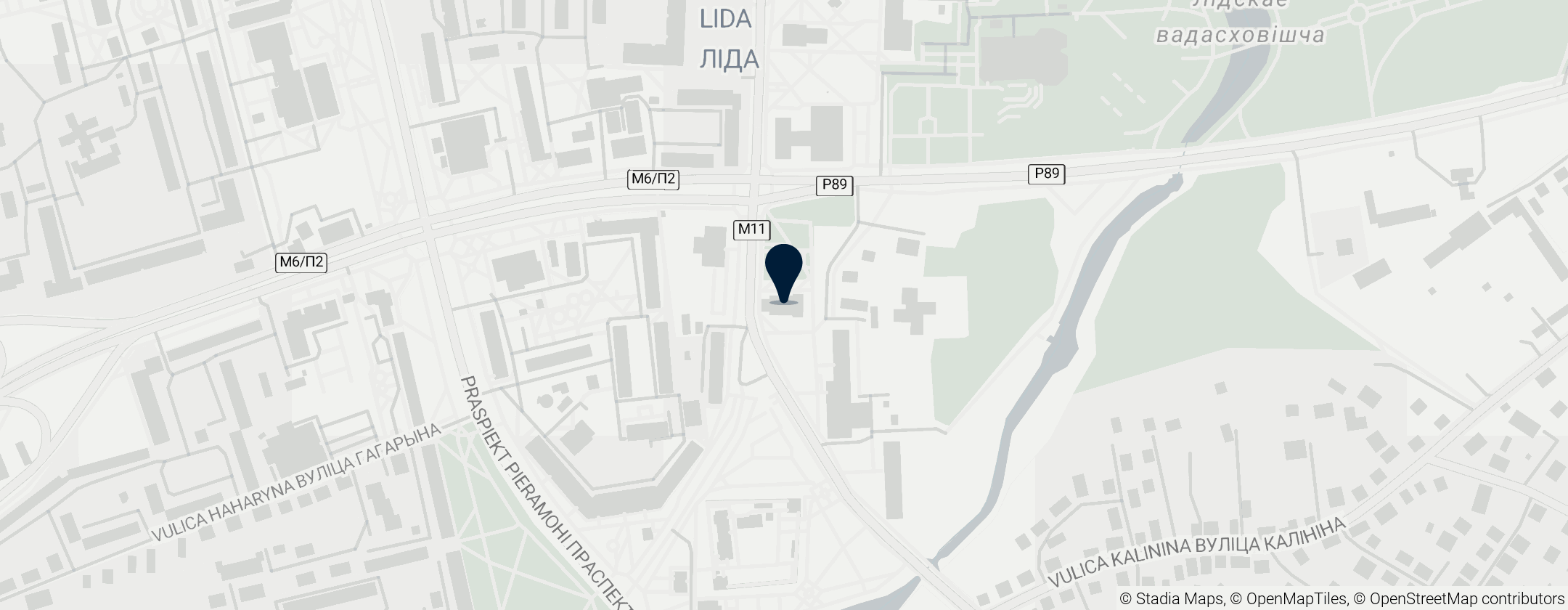 Map of Костёл Крестовоздвиженский